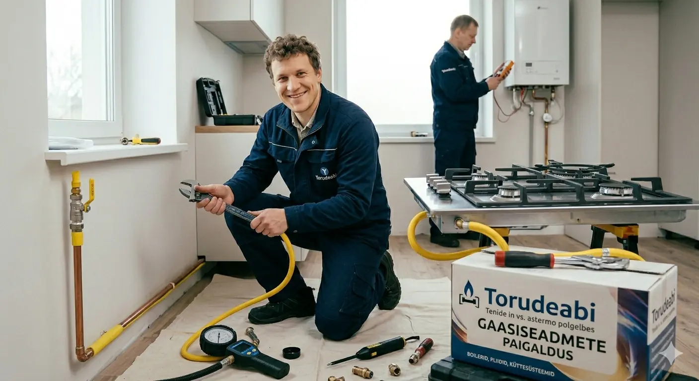 Gaasiseadmete paigaldus Tallinnas – Torudeabi 24